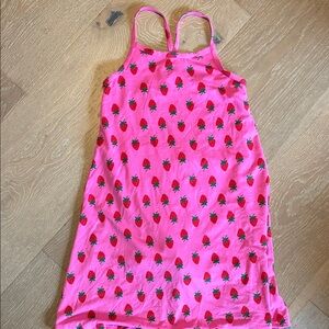 Hanna Andersson Pink Strawberry Dress